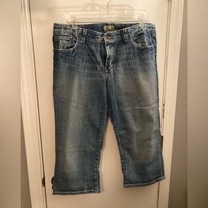 BKE Denim capri pants Size 33